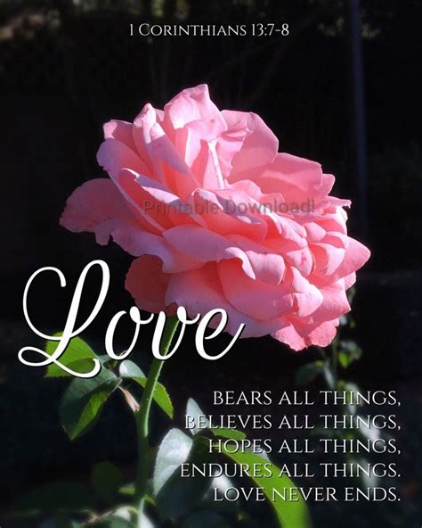 Gwen on Twitter | Love bears all things, Scripture printables, Bible verse signs