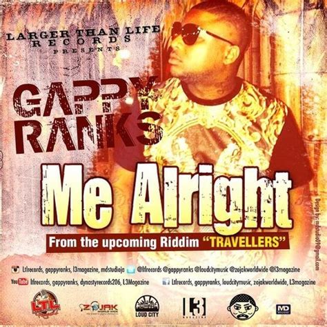 Reggae.es » «Me alright» nuevo sencillo de Gappy Ranks