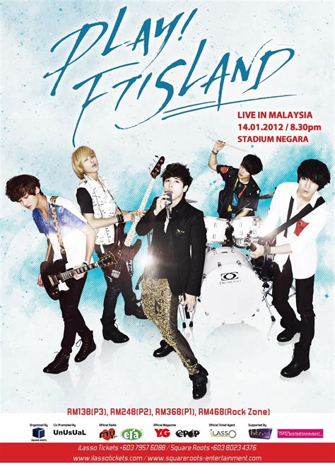 Effpoo4our: FT Island "Play! FT Island" Concert Live in Malaysia 2012