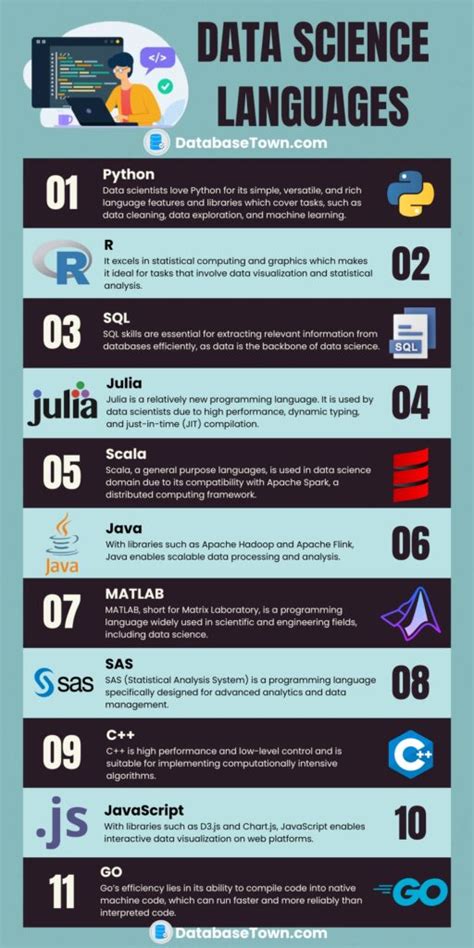 Data Science Languages | 11 Programming Languages for Data Scientists - DatabaseTown