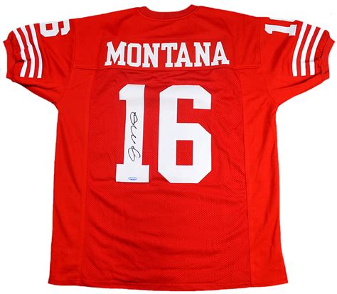 Joe Montana Autographed San Francisco 49ers Custom Jersey