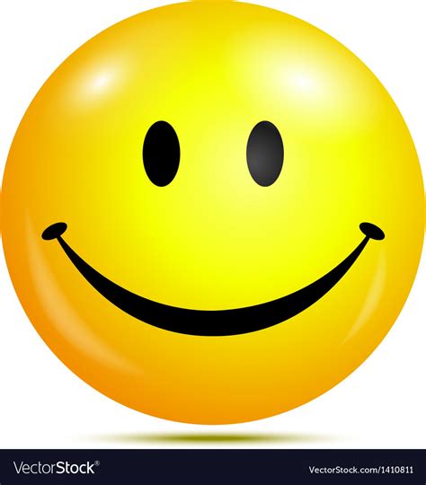 Happy smiley emoticon Royalty Free Vector Image