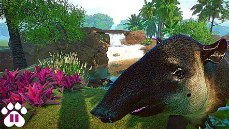 We Build an Eco-Friendly Tapir Habitat! | Eco-Zoo | Planet Zoo ...