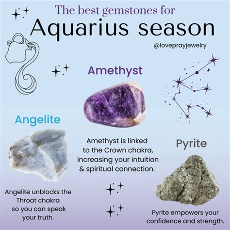 Aquarius Birthstone Guide & 8 Best Aquarius Crystals – Lovepray jewelry