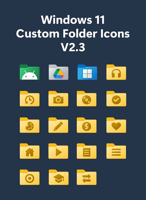 Free Folder Icons Windows 11