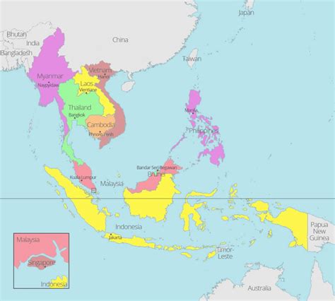 8 free maps of ASEAN and Southeast Asia - ase/anup