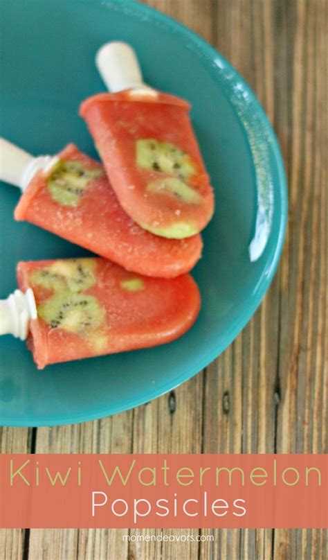 Kiwi Watermelon Popsicles
