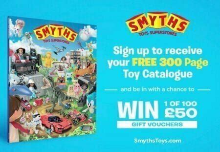 Free Smyths Toys catalogue + win £50 voucher (100 giveaway) ⋆ Star Freebies