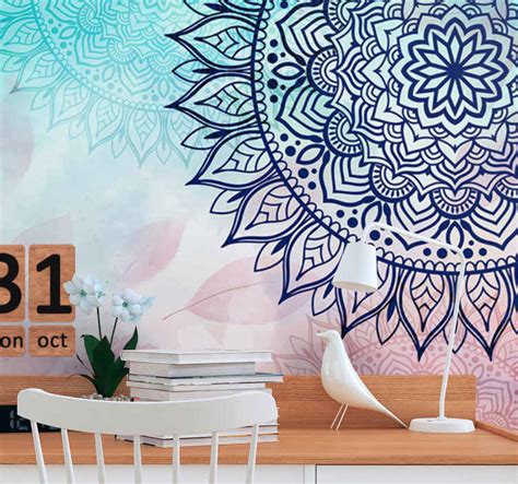 Bohemian mandala mandala murals - TenStickers