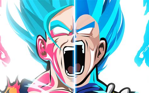 Download Super Saiyan Blue Goku Vegeta (Dragon Ball) Anime Dragon Ball Super HD Wallpaper by ...