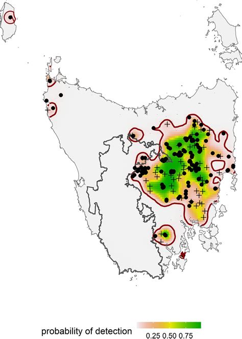 The estimated distribution of fallow deer. We estimated the... | Download Scientific Diagram