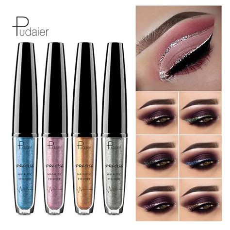 Aliexpress.com : Buy Glitter Eyeliner Makeup Pearlescent For Women Sparkle Waterproof Pigmented ...