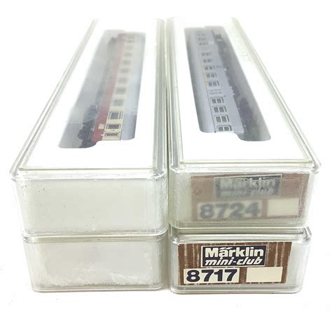 Lot - (4) Marklin Z Scale Passenger Cars