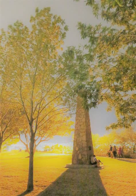 Living Rootless: El Paso: Upper Tom Lea Park: Obelisk in October