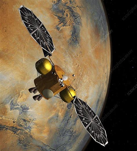 Mars sample return mission, artwork - Stock Image - C018/2041 - Science Photo Library