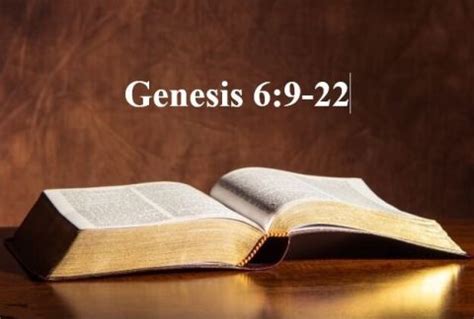 Bible Outlines - Genesis 6:9-22 - Escaping the Wrath of God