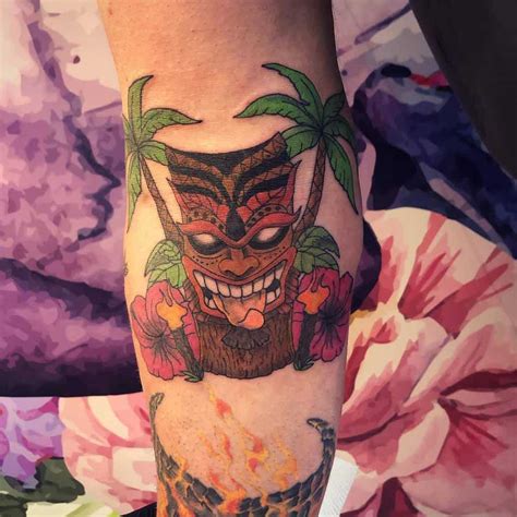 Top 63 Best Tiki Tattoo Ideas-[2021 Inspiration Guide]