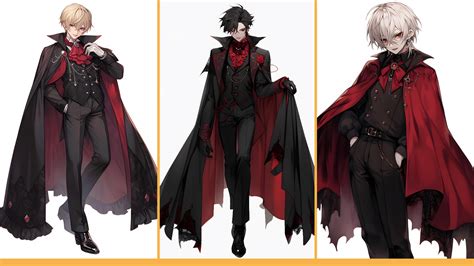 ArtStation - 303 Anime Vampire Character [male] | Artworks