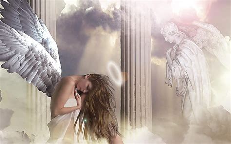 Angel praying, angel, heaven, sorrow, pray, angels, loss, HD wallpaper | Peakpx