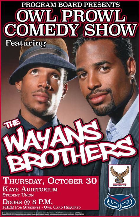 University Press : Comedy Show Featuring The Wayans Brothers