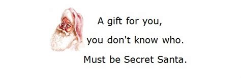 Secret Santa Poems, Clever Sayings