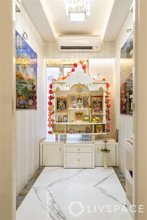 8 Luxurious Marble Mandir Designs That Will Inspire You in 2020 | False ...