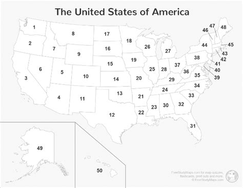 Us 50 States Map Quiz – Map Vector