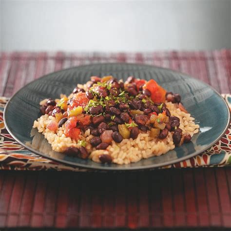 Black Beans with Brown Rice Recipe: How to Make It