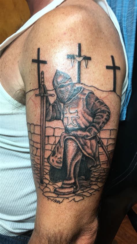 Knights Templar Tattoo God Tattoos, Warrior Tattoos, Eagle Tattoos ...