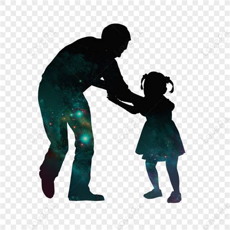 Parent-child Hug Silhouette, Family, Child, Silhouette PNG Picture And ...