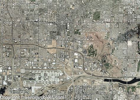 aerial photo map of Phoenix, Arizona | Aerial Archives | Aerial and Satellite Imagery