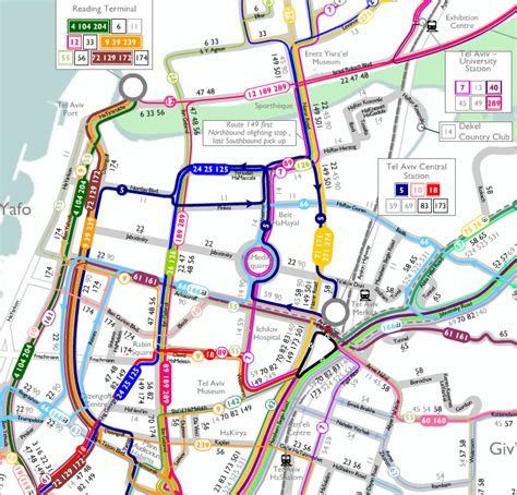 guest post: a reader's struggle to map tel aviv's transit network | Map ...