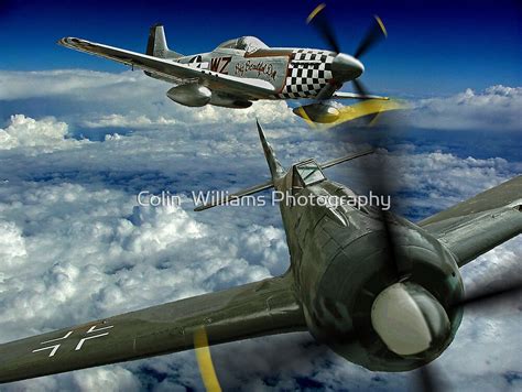 "P51 Battles FW190" by Colin Williams Photography | Redbubble