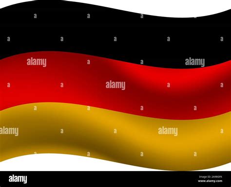 National flag of Federal Republic of Germany. original colors and ...