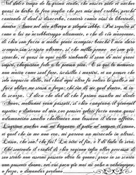 Italian Handwriting Writing Calligraphy Words Italy Digital - Etsy ...