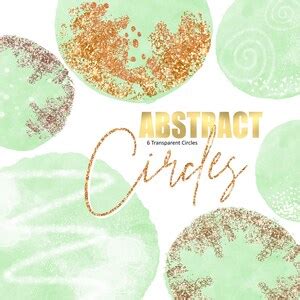 Green Circle Clipart Round Logo Background Green Background - Etsy