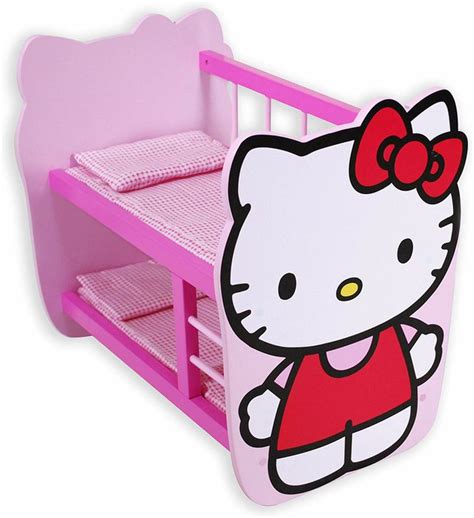 Hello Kitty Wooden Bunk Bed for Dolls — Joguines i bicis Gaspar