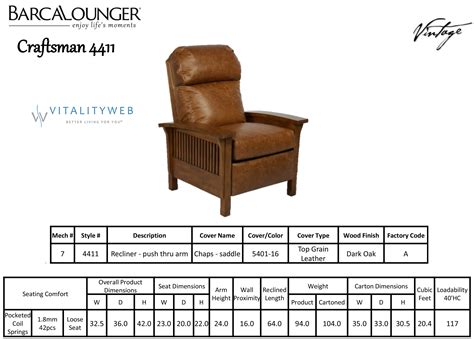 Barcalounger Mission (Craftsman II) Recliner Chair - Leather Recliner ...