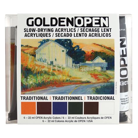 GOLDEN Open Acrylic Paint Sets | Jerry's Artarama