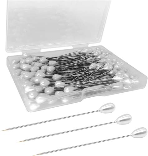 Amazon.com: 250 Pieces Sewing Pins Ball Glass Head Pins Straight Quilting Pins for Dressmaker ...