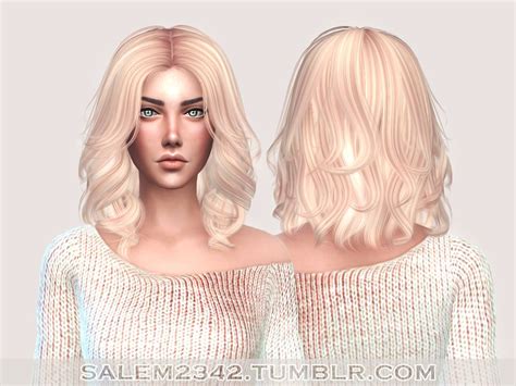 Anto Hair Mollie Retexture (TS4)• standalone • 24 swatches • MESH IS NOT INCLUDED -> download ...