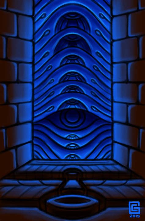 Mystic Eye Design Sketch 15: Temple Portal 2 Art - George Coghill ...