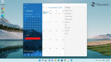 Closer Look: Calendar app integration in Windows 11 - Neowin