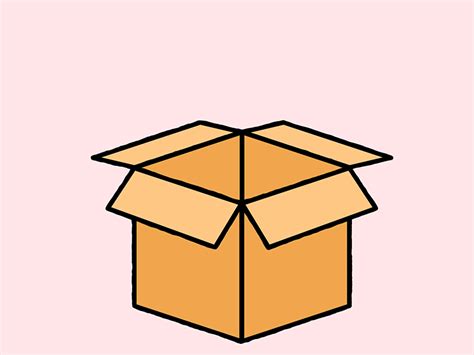 Shipping box by Julia Hrozian on Dribbble | Motion design, Cartoon background, Book gif