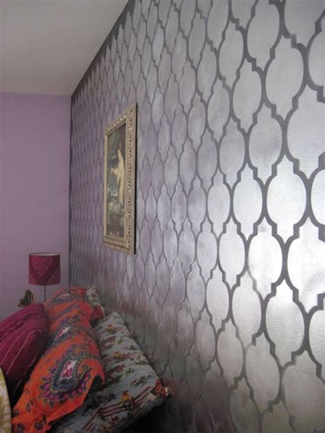 Cutting Edge Stencils: Don’t be a Bore, use Metallic Wall Decor!