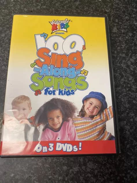 CEDARMONT KIDS DVD - 100 SING-ALONG-SONGS - FREE SHIPPING - 3 DVDs $22.20 - PicClick CA