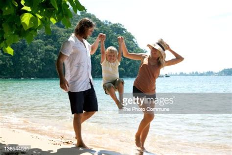 Australian Family At The Beach High-Res Stock Photo - Getty Images