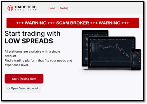 Urgent Warning Against the Trade Tech Broker Scam Facilitated By ...