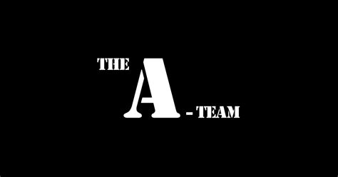 The A-Team Logo - The A Team - Sticker | TeePublic