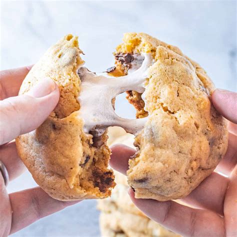 The BEST Marshmallow Stuffed Cookies|Gooey Chocolate & Marshmallow